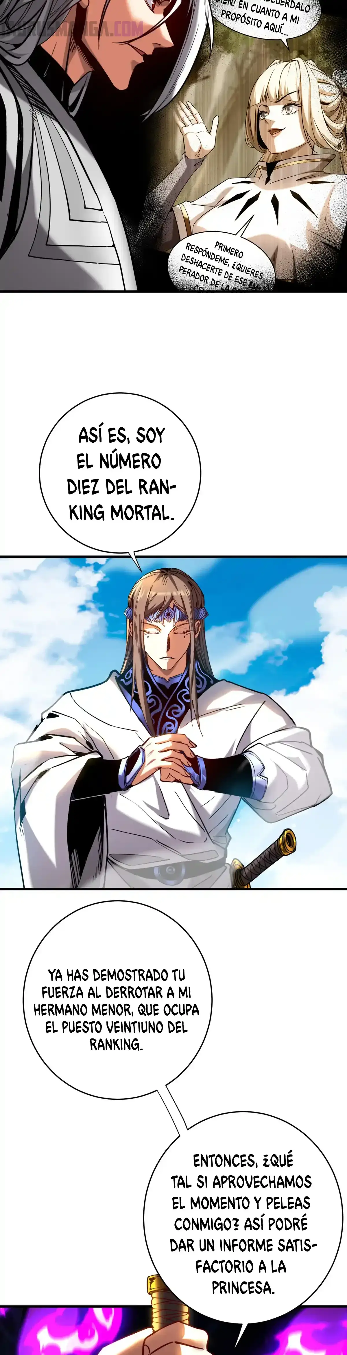 Mientras mis discípulas se matan, yo me relajo! > Capitulo 143 > Page 131
